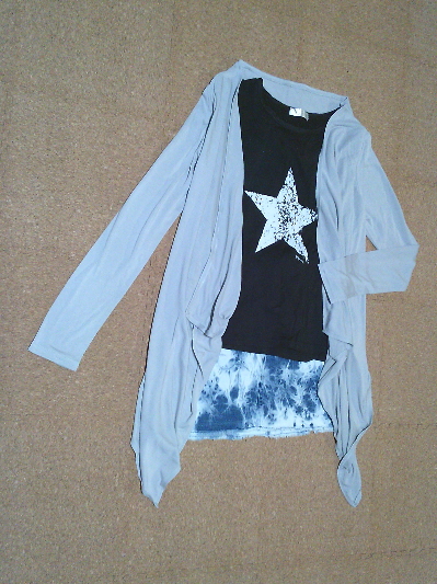 182)300円カーデガン・グレー