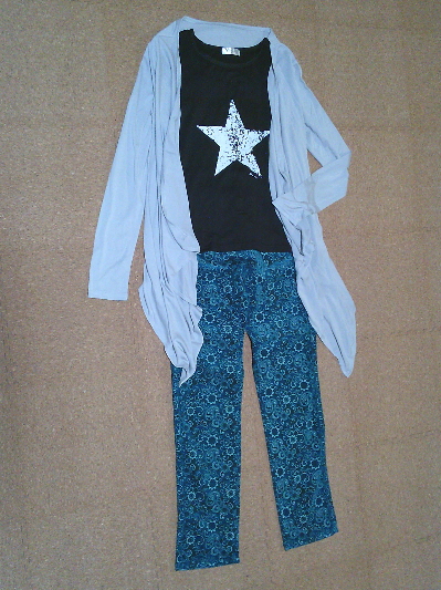 183)300円個性派カーデガン・グレー2