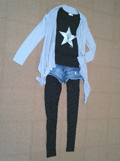 183)300円個性派カーデガン・グレー2