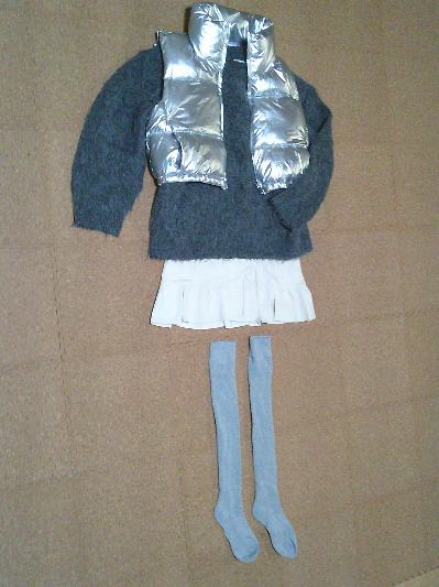 189)550円フロントギャザー・デザインミニスカート白2