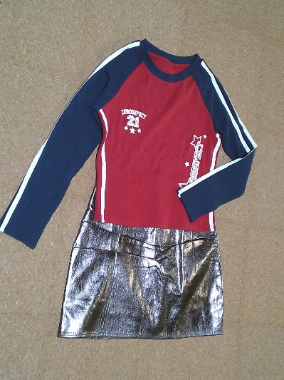 201）631円チャコールラメ・ミニスカート