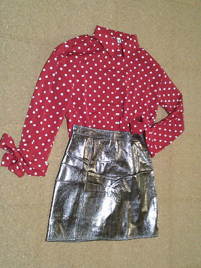 202）631円チャコールラメ・ミニスカート２