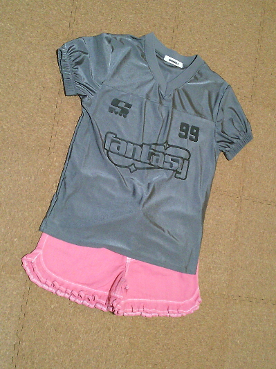 208）385円メタリックTシャツ２