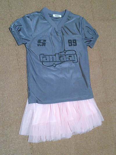 208）385円メタリックTシャツ２